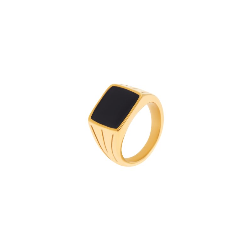 POSH MIMI Кольцо Little Jessie Ring – Black Enamel