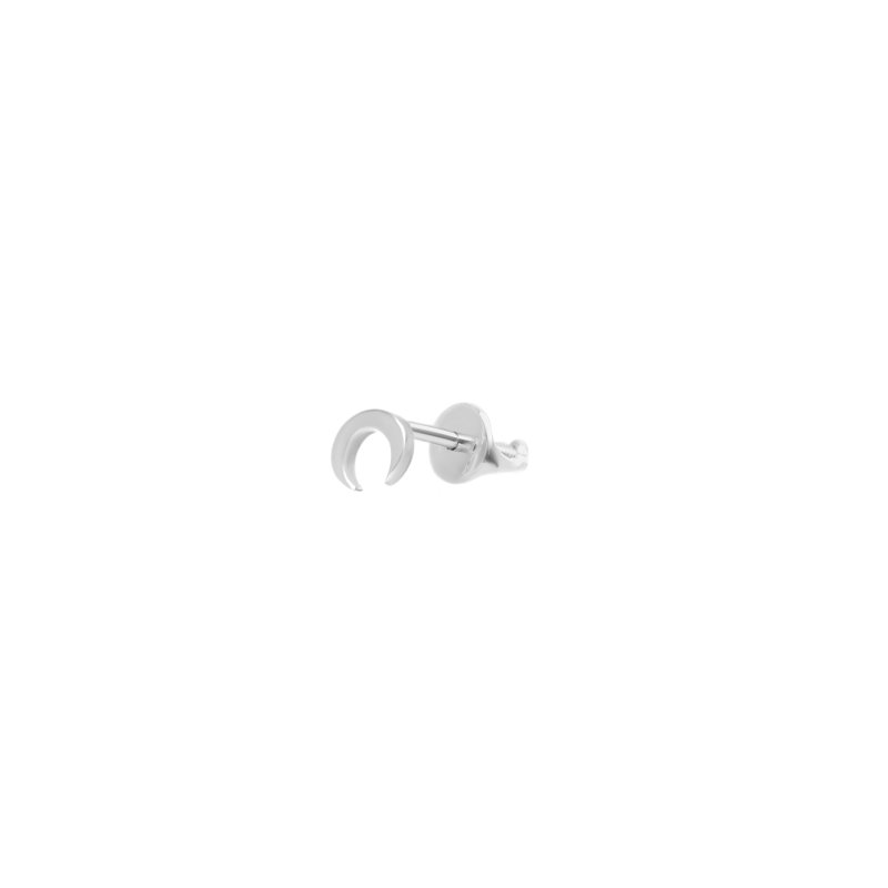 VIVA LA VIKA Пусет Plain Moon Stud Earring