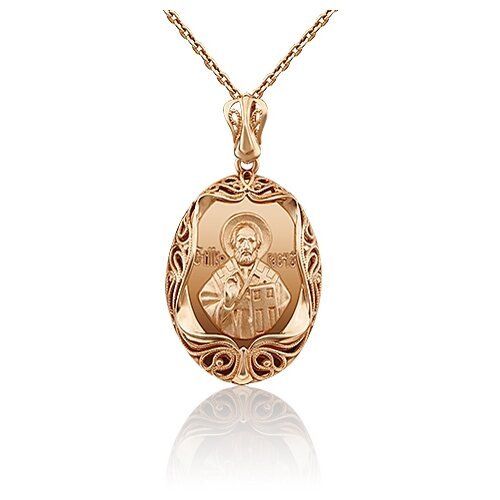 PLATINA jewelry Иконка из красного золота без камней 03-2999-00-000-1110-42