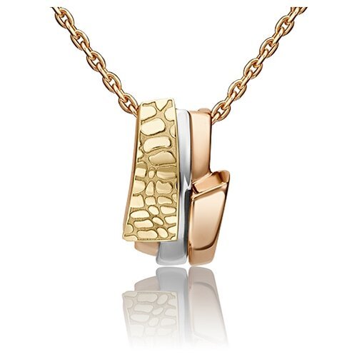 PLATINA jewelry Подвеска из комбинированного золота без камней 03-3132-00-000-1140-64