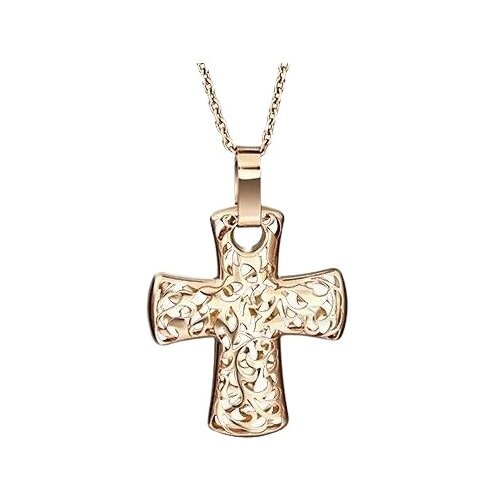 PLATINA jewelry Золотой крестик без камней 03-2456-00-000-1110-01