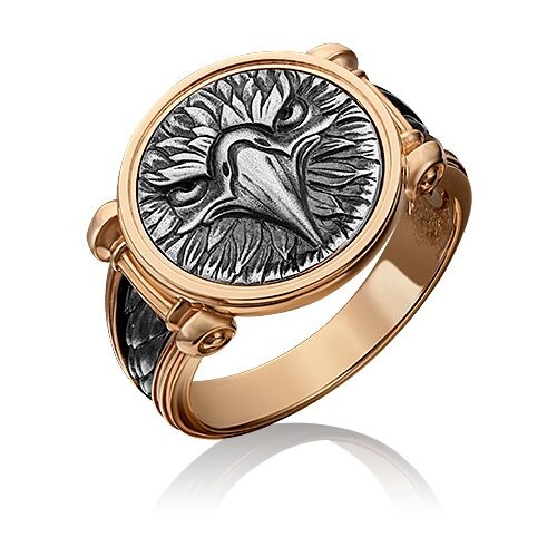 PLATINA jewelry Мужское кольцо из комбинированного золота без камней 01-5299-00-000-1111-42