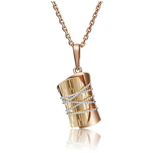 PLATINA jewelry Подвеска из комбинированного золота без камней 03-2831-00-000-1113-48