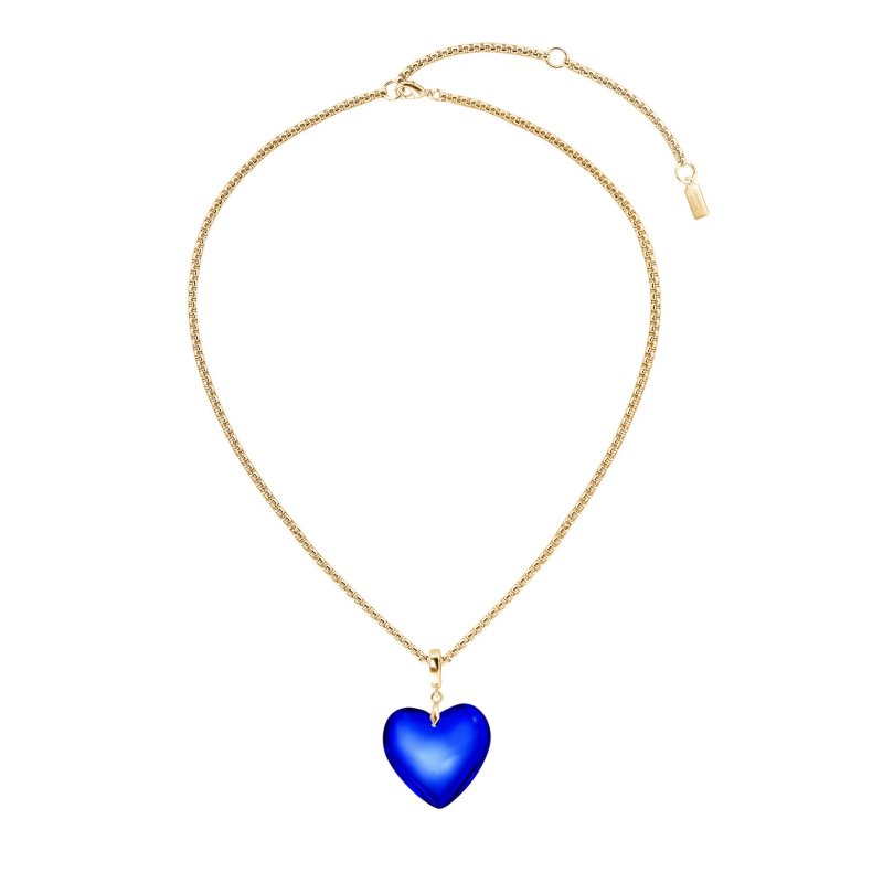 KOTLO STUDIO Цепь Lonely Heart Dark Blue - Gold