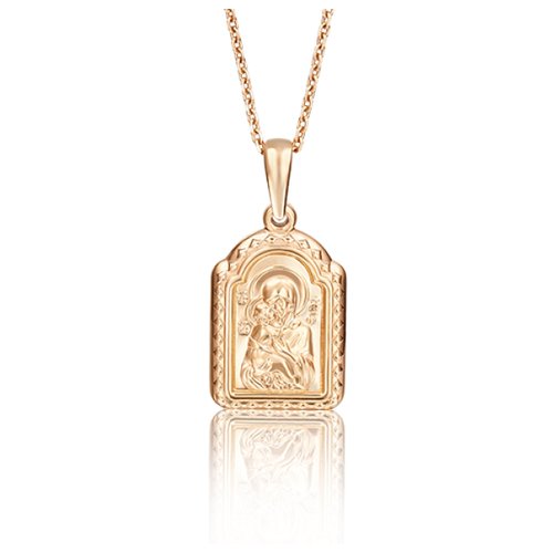 PLATINA jewelry Иконка из красного золота без камней 03-2412-00-000-1110-01