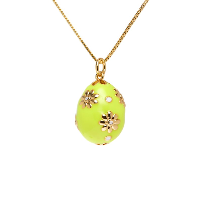 DÉJÀ VU Колье Floral Easter Necklace – Yellow